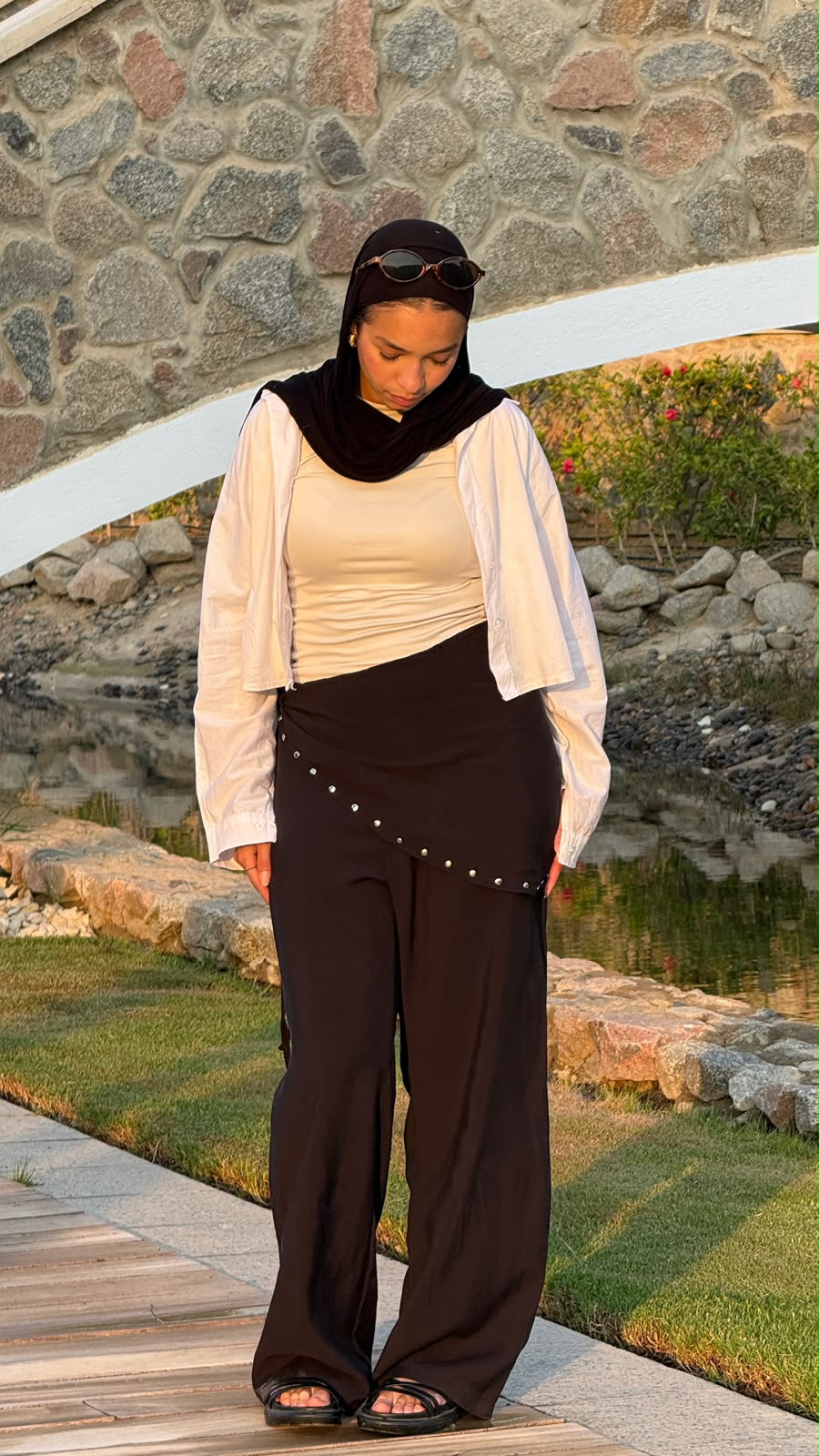 Scarfed-up pants