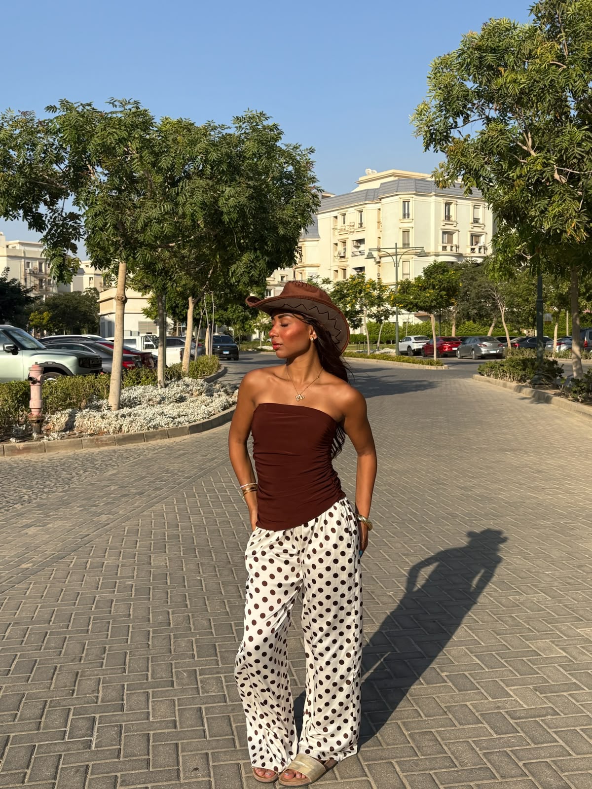 Mocha Drapelle Top